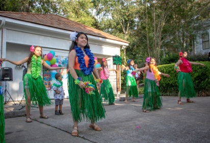 SHSU, LEAP Center, LEAP Ambassadors, Wynne Home Arts Center, Hawaiian Luau